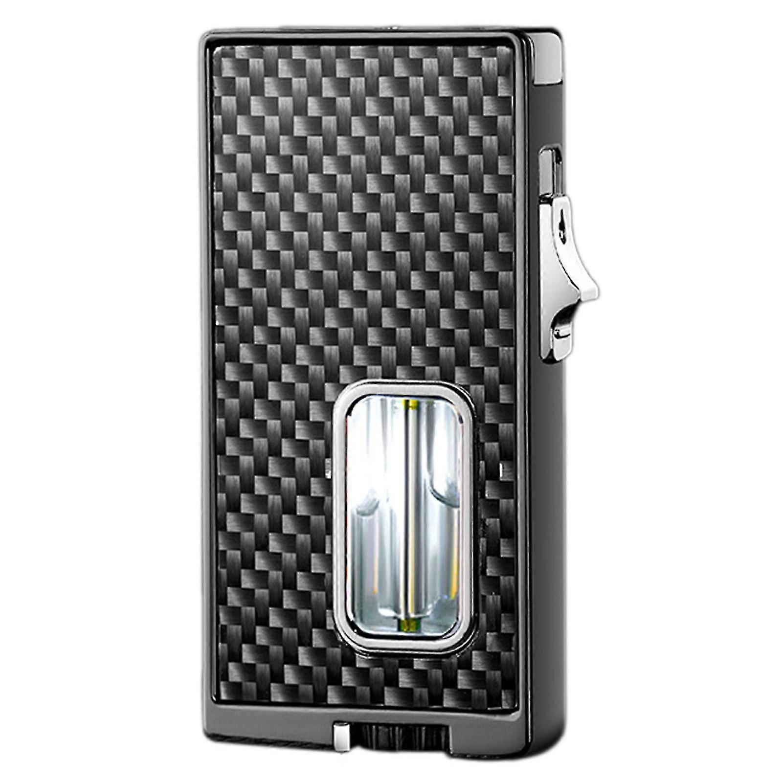 2025 Elegant Fireplaces Inspired Flames Lighter Portable Adjustables Refillable Lighter for Candle Camping