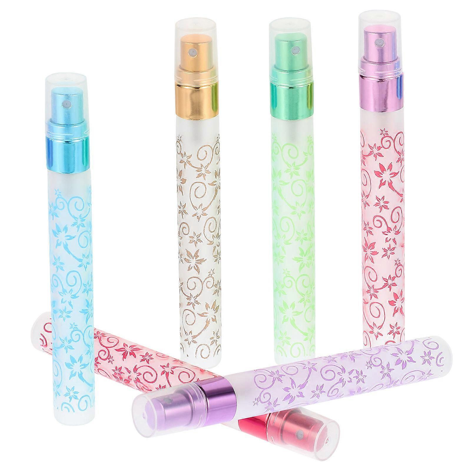 12Pcs Portable Refillable Perfume Bottles For Businesses Elegant Glass Container Assorted For Storing Essential Oils And Fragrance Oils