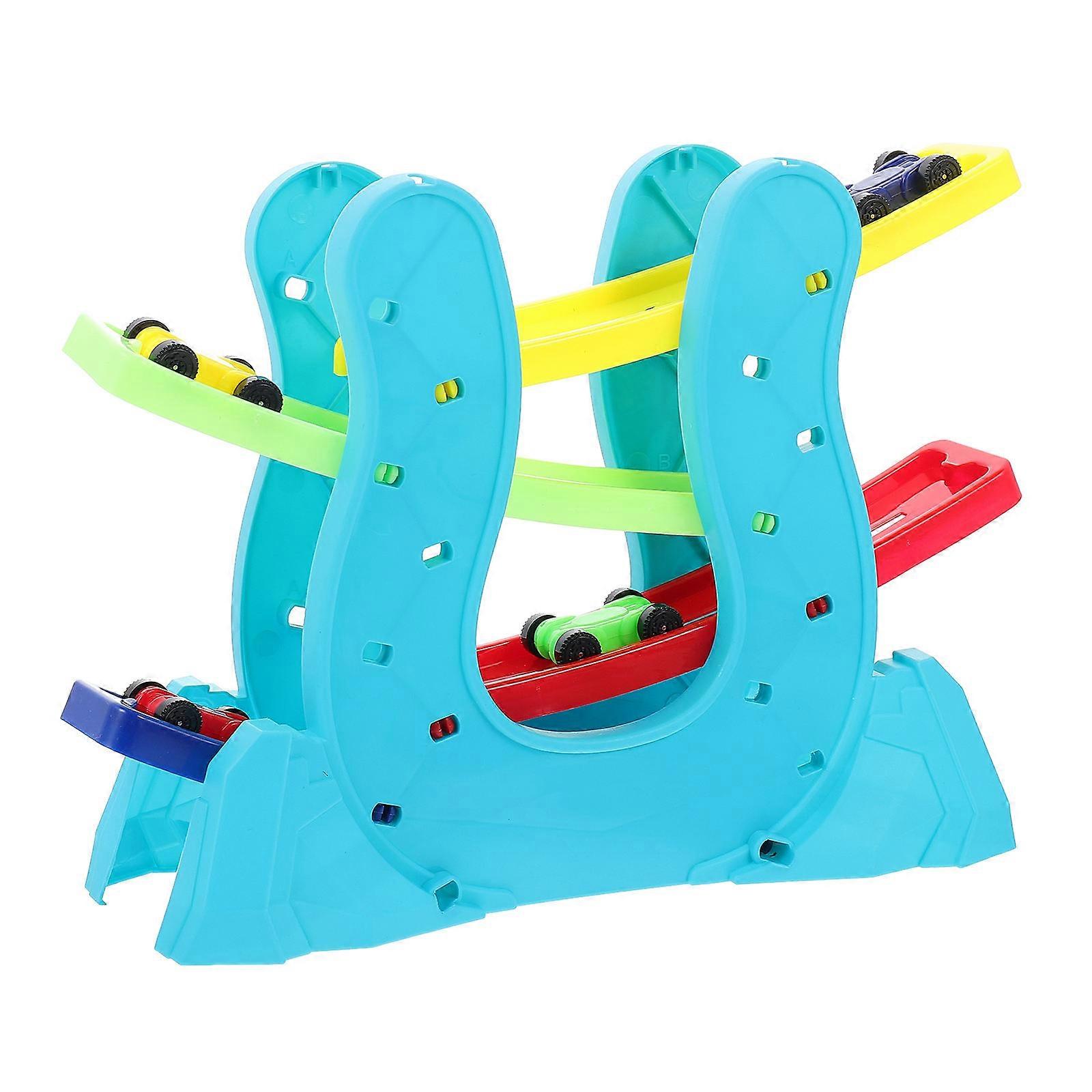 Gliding Track Car Toy Assembly Set for Boys Early Learning