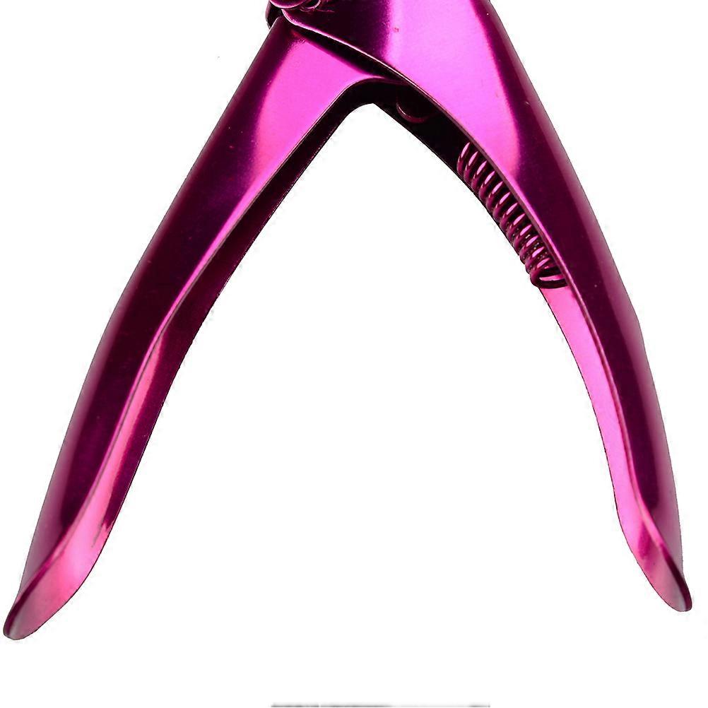 Stainless Steel Nail Tip Trimmer 2Pcs Rosy for Nail Tip Versatile Use