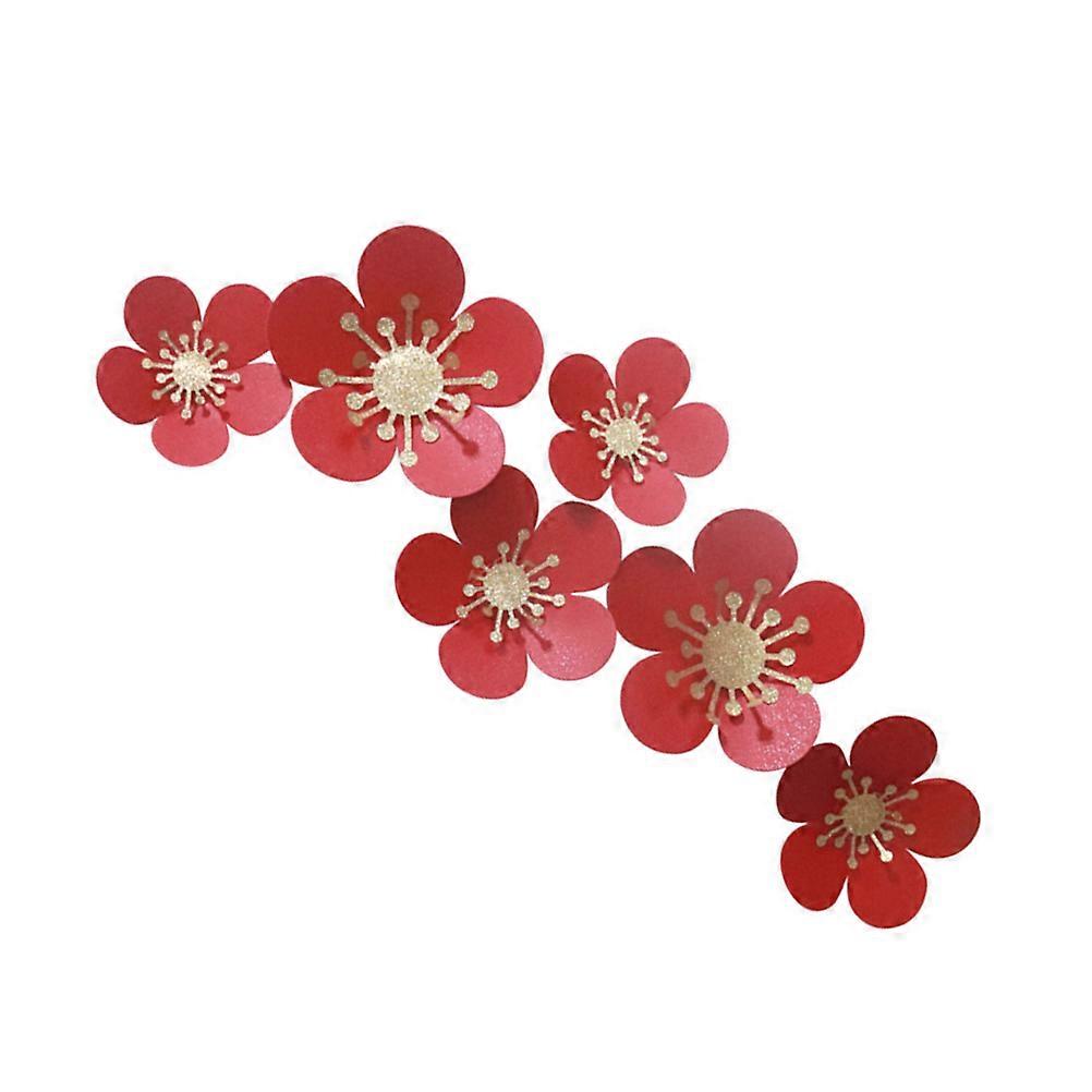 Party Paper Flower Decoration for Wedding 6Pcs Assorted