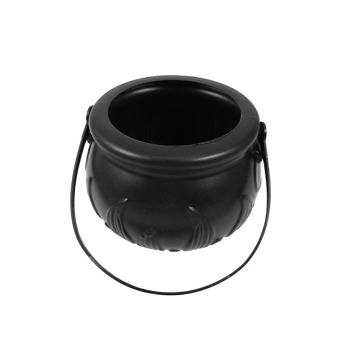 Halloween Props Witch Candy Bucket for Candy Holding Plastic 4Pcs