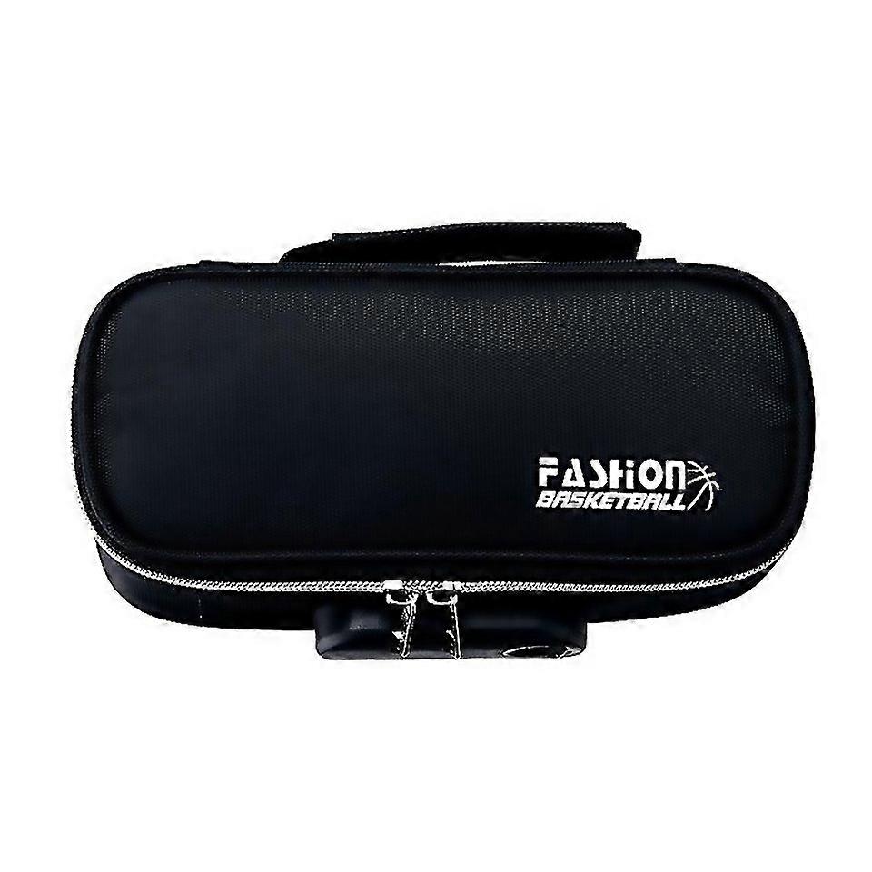 For 6559 Canvas Pencil Case Large Capacity Code Lock Portable Stationery Bag