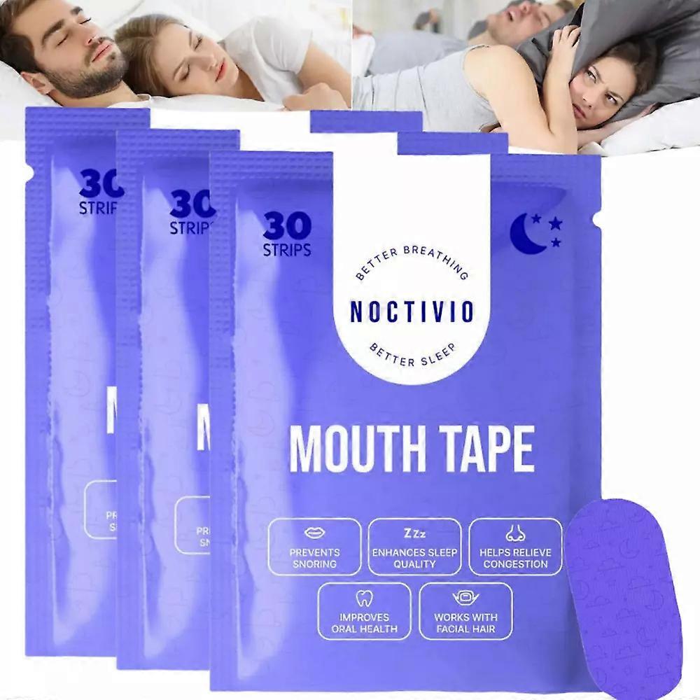 3boxes Noctivo Mouth Tape, Noctivo Sleep Tape, Breathable, Comfortable, Gentle on Sensitive Skin, Experience Peaceful Nights and Wake Up Refreshed