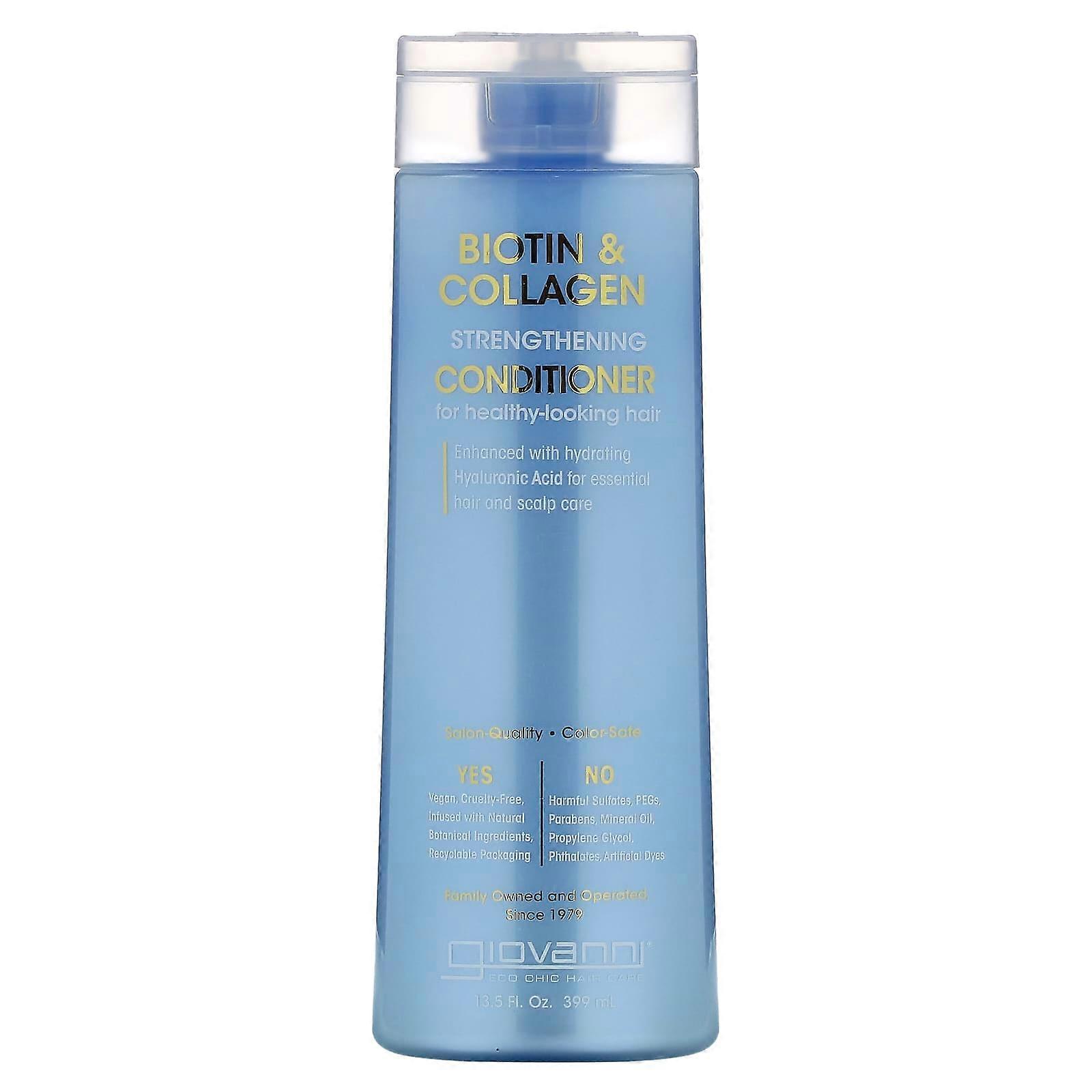 Biotin & Collagen Strengthening Conditioner, 13.5 fl oz (399 ml)