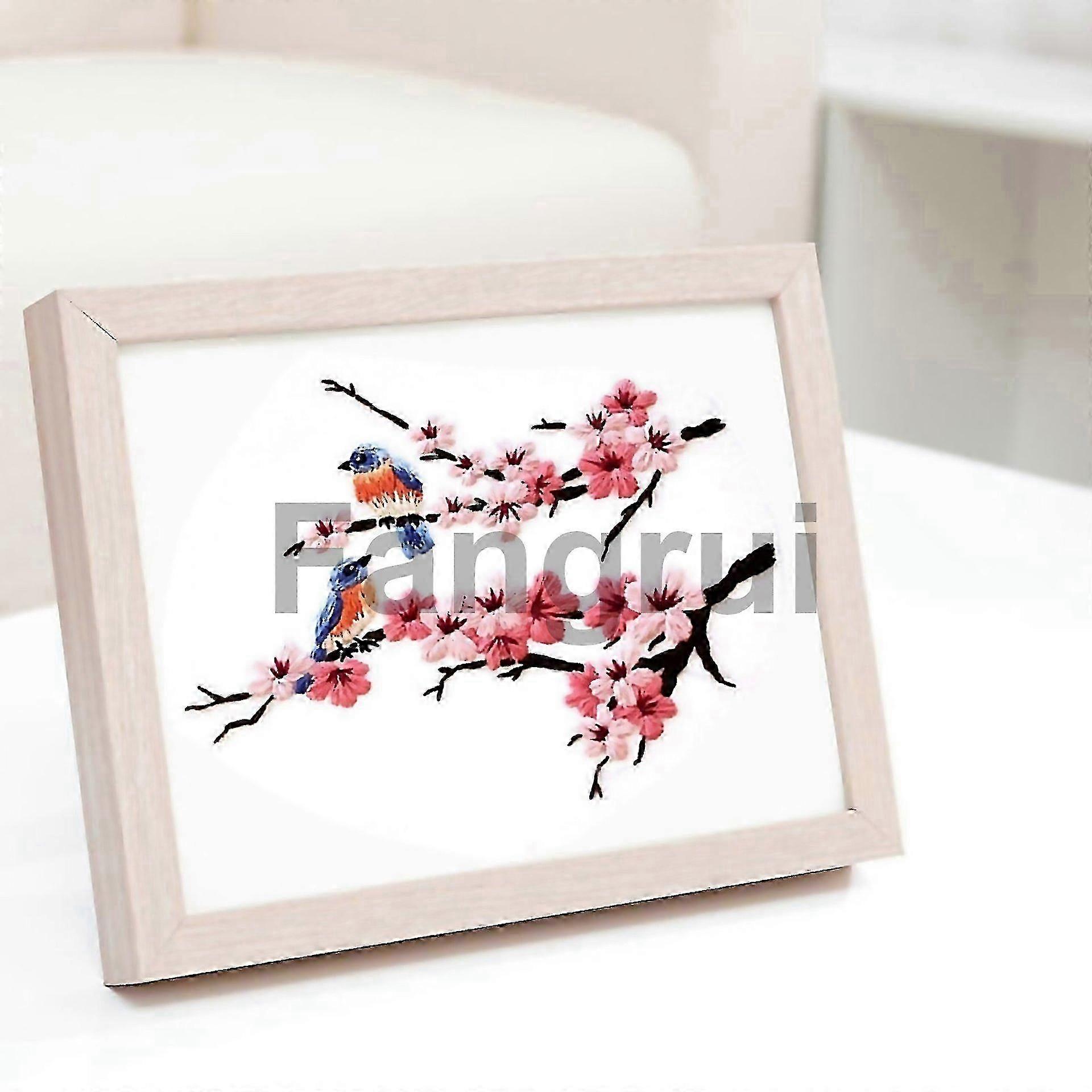 25-26 For Printed Embroidery Kit For Beginners With Pattern Stitch Kit Embroidery