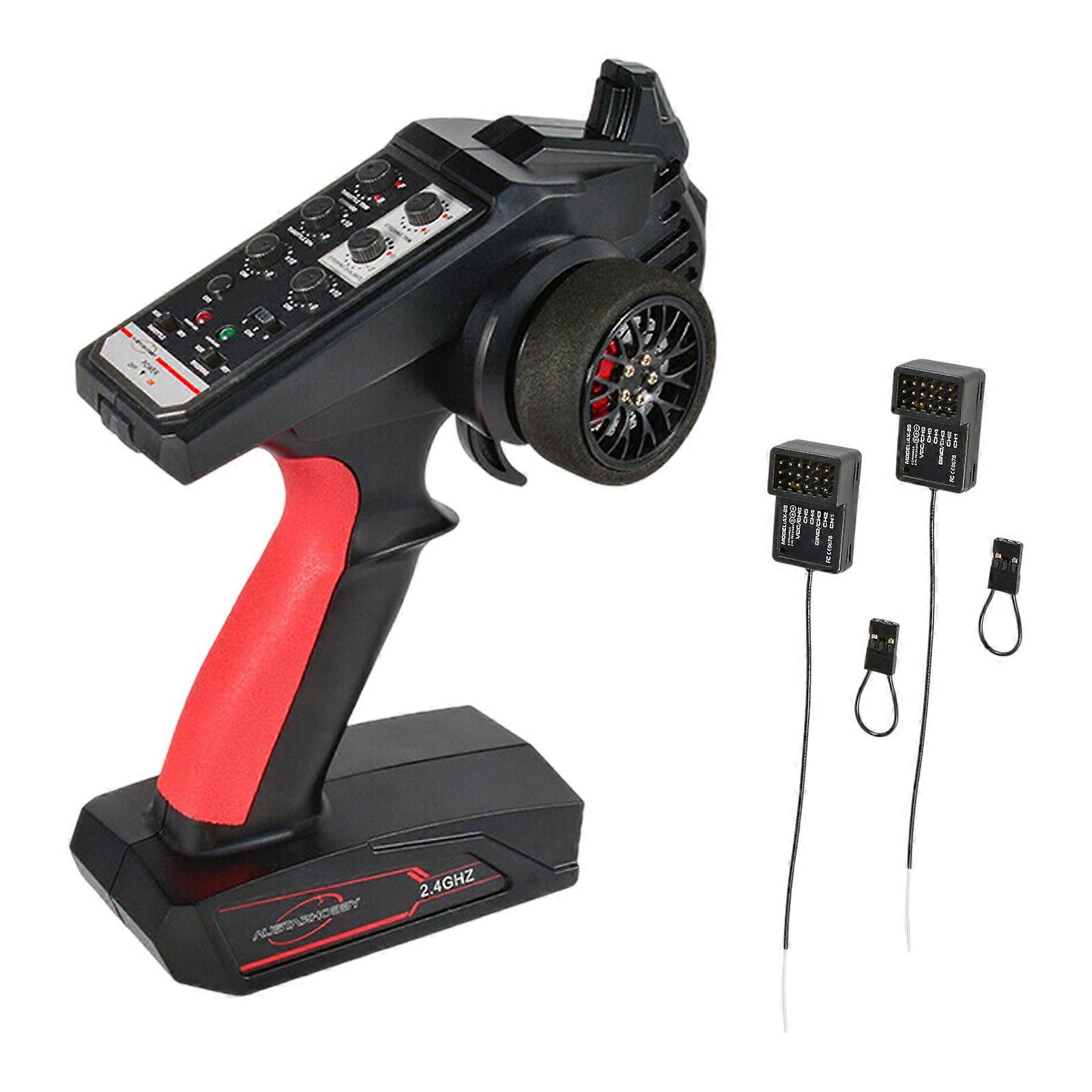 2.4G 6CH Digital Transmitter Controller Receiver Fits AX-8s RC 1/10 1/8 Car Boat