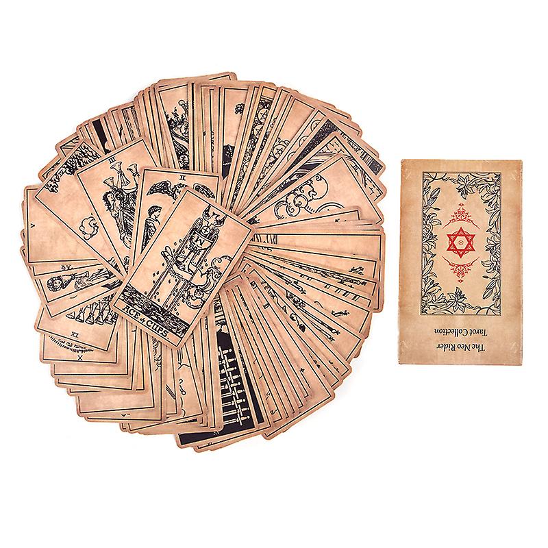 78pcs The Neo Rider Tarot Collection Tarot Cards Prophecy English Board Game