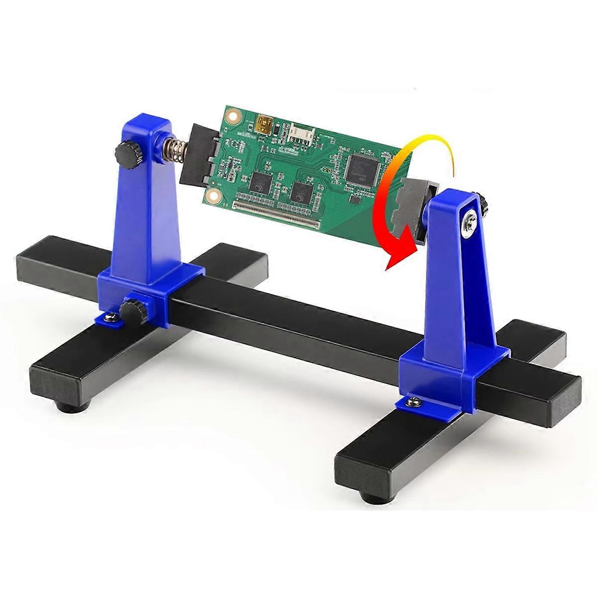 Adjustable PCB Board Holder Tool 360Rotation Printed Circuit Board Soldering Stand Clamp Electronic Maintenance Fixture