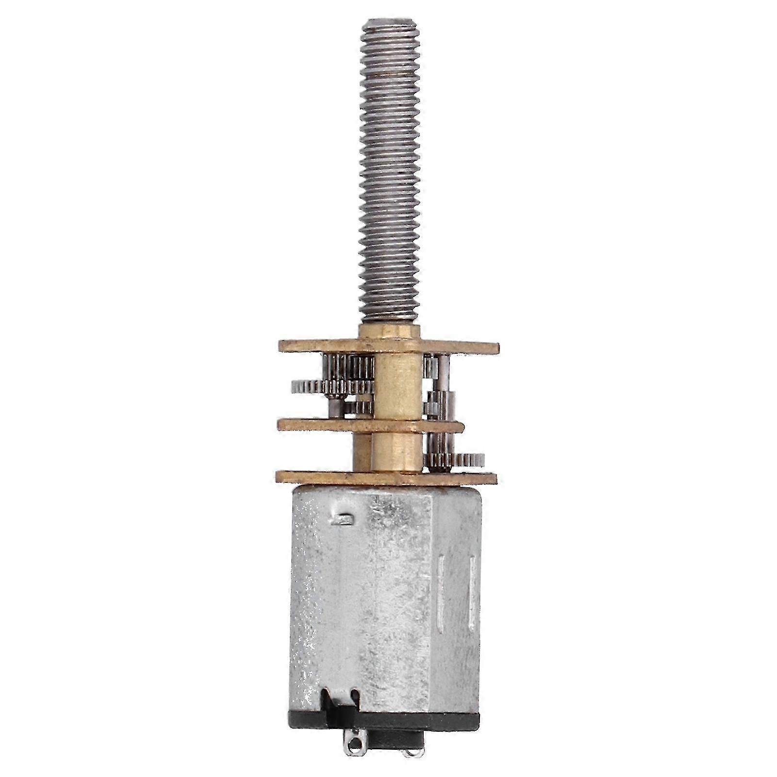 DC6V Gear Motor 90RPM High Torsion M4x20mm Thread Output Shaft Speed Reduction for Robots