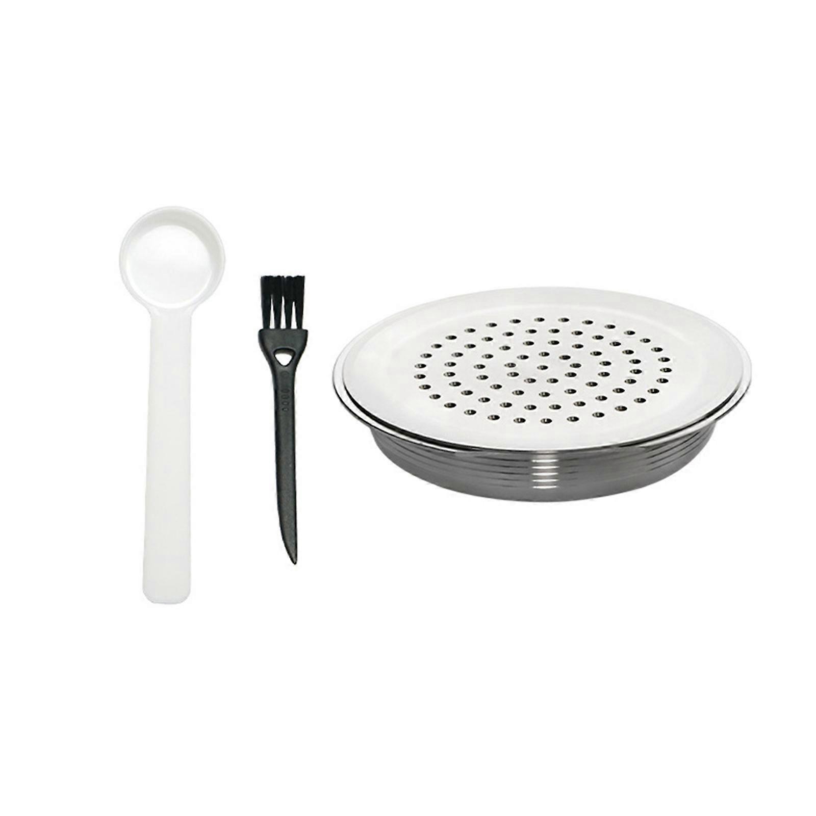 Reusable Coffee Filters Coffee Shells Refillable Cup Reusable Coffee Pods Coffee Container Suitable for Coffee Maker Multicolor