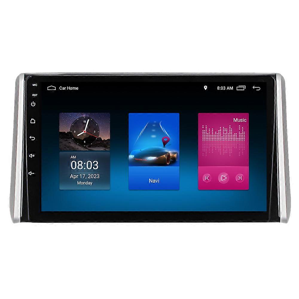 RoverOne Car Stereo Radio Bluetooth CarPlay Android Auto GPS Sat Nav Touch Screen for Toyota RAV4 5 XA50 2018 - 2023