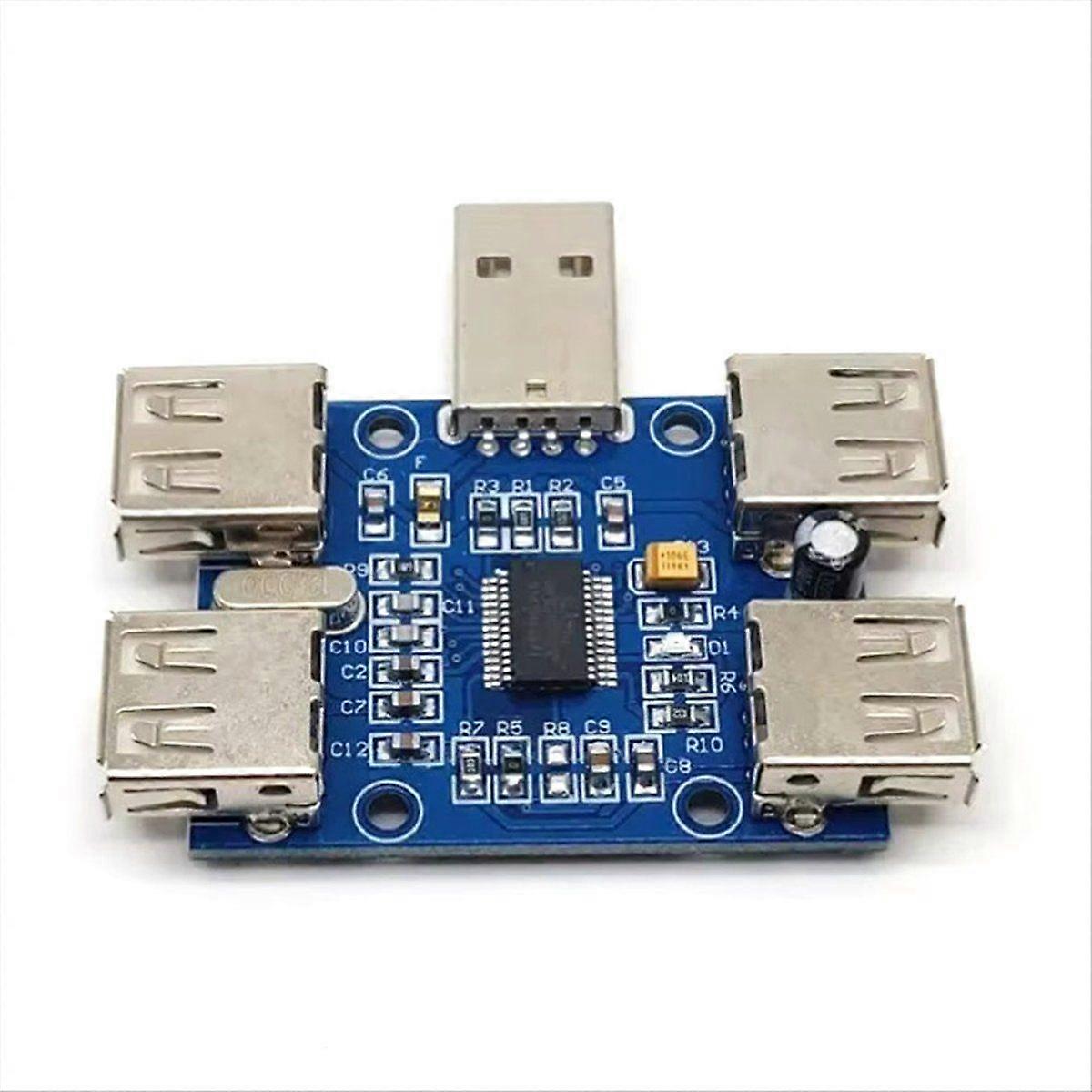 USB-HUB USB2.0 HUB 4-Port-Controller USB-Erweiterungsmodul 6,3 V-50 V 480 Mbit/s Plug-and-Play-Treiber-FR