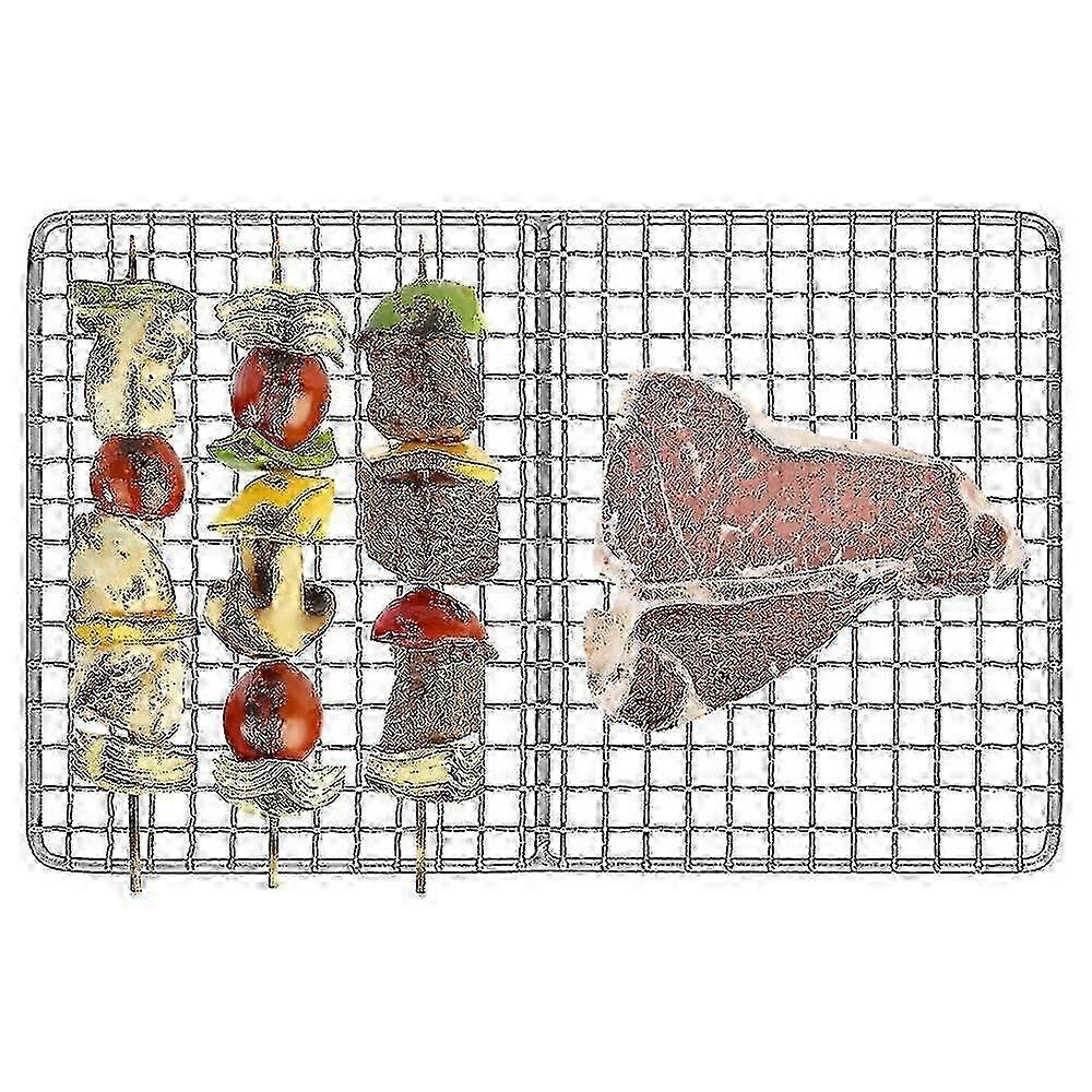 Titanium Grill Plate Ultralight Barbecue Rack BBQ Wire Mesh Baking Roasting Cooling Net Plate for Ou Edition Ab
