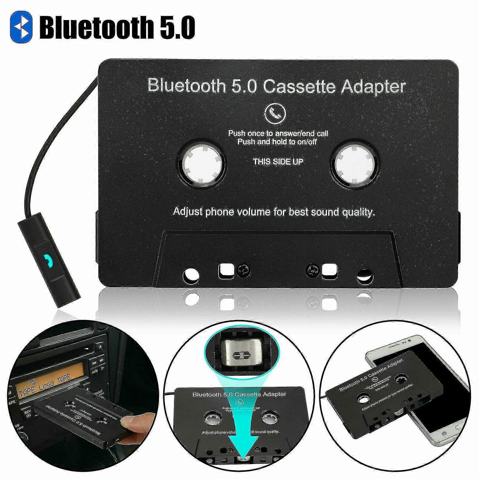 Car stereo cassette player with Bluetooth 5.0