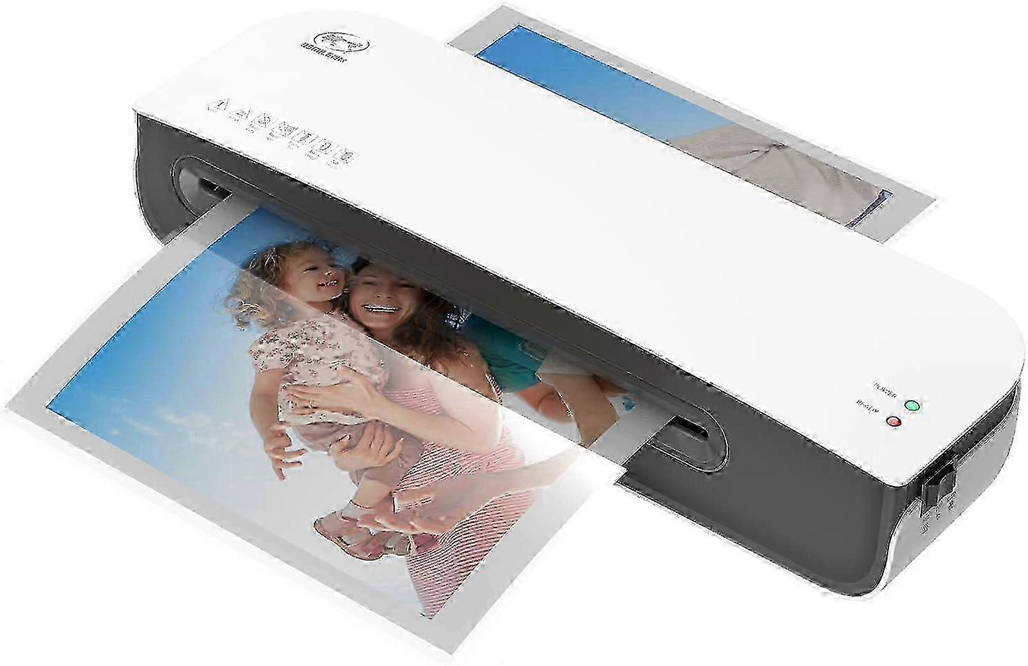 Desktop Laminating Machines SL289 A4 Size Hot and Cold Laminating 2-Roll System Maximum Width 9 Inches Suitable for A4/A5/A6 Laminating Pockets TOP