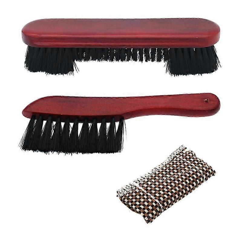 Pool Table Brush Set Pool Snooker Wooden Handles Portable Cleaning Tools Kit