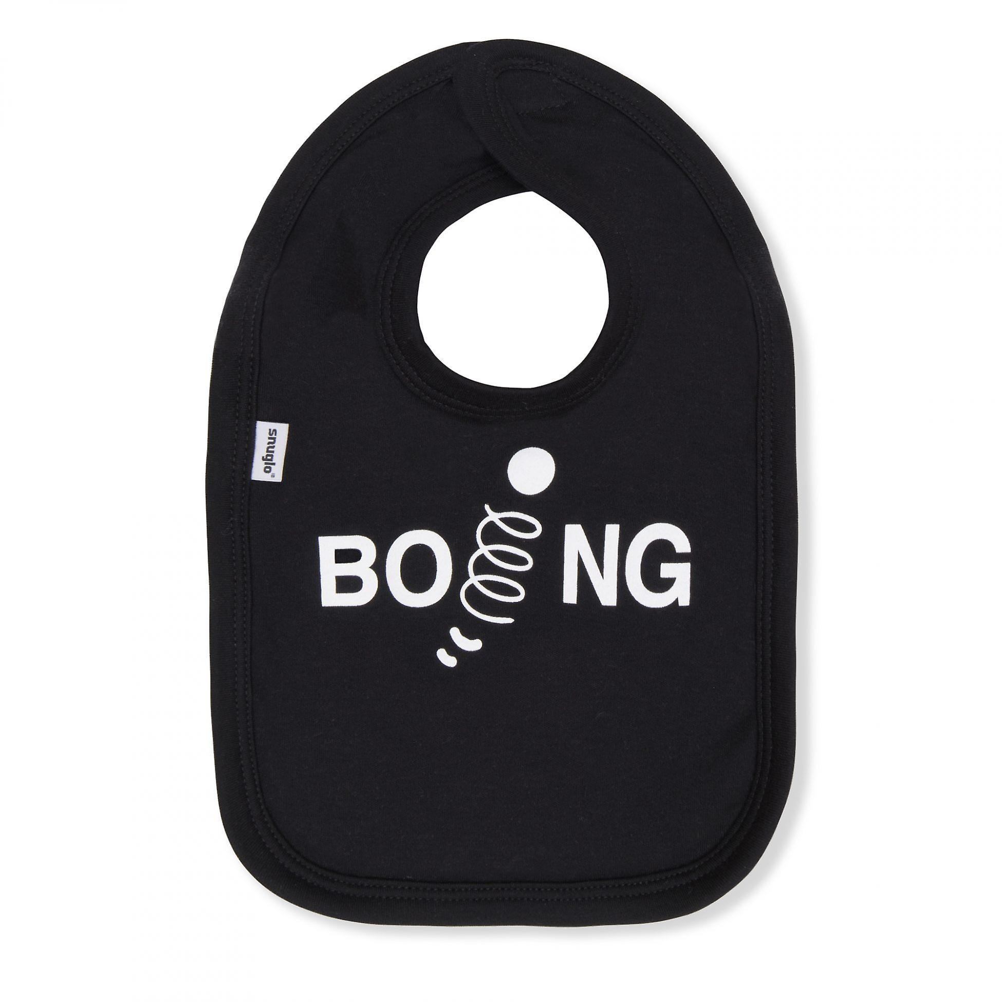 Boing Baby Bib  Black