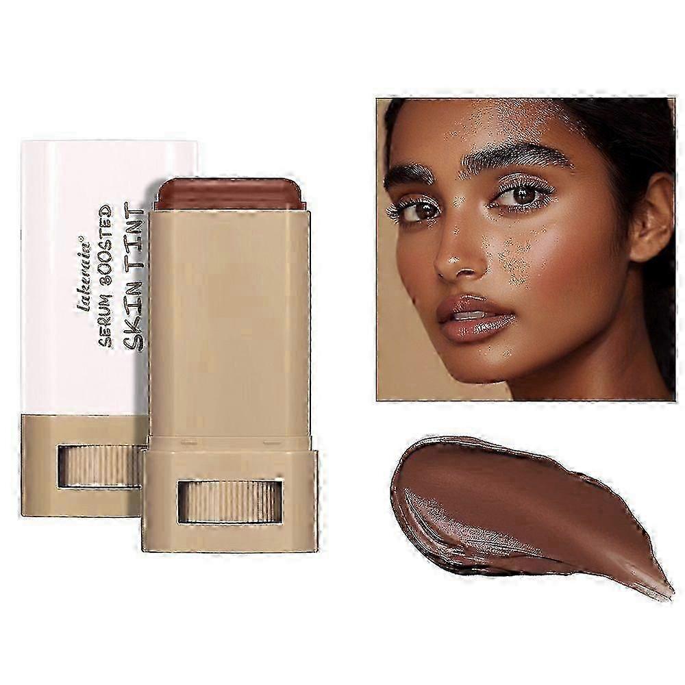 25-26 Balm Serum Boosted Skin Tint Hydrating Tinted Moisturizer, Tinted Foundation Stick For Flawless, Sheer To Medium Coverage