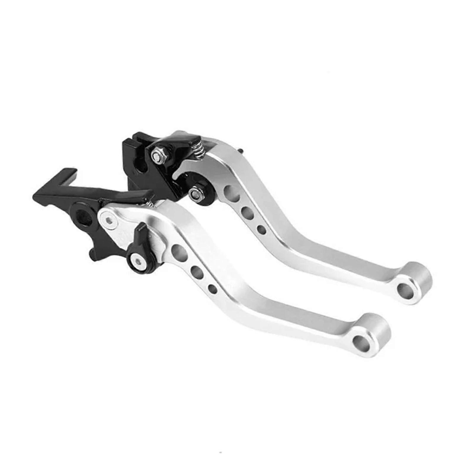 Motorcycle Brake Lever Set Front Disc Rear Drum Replacement for PCX 125 Silver