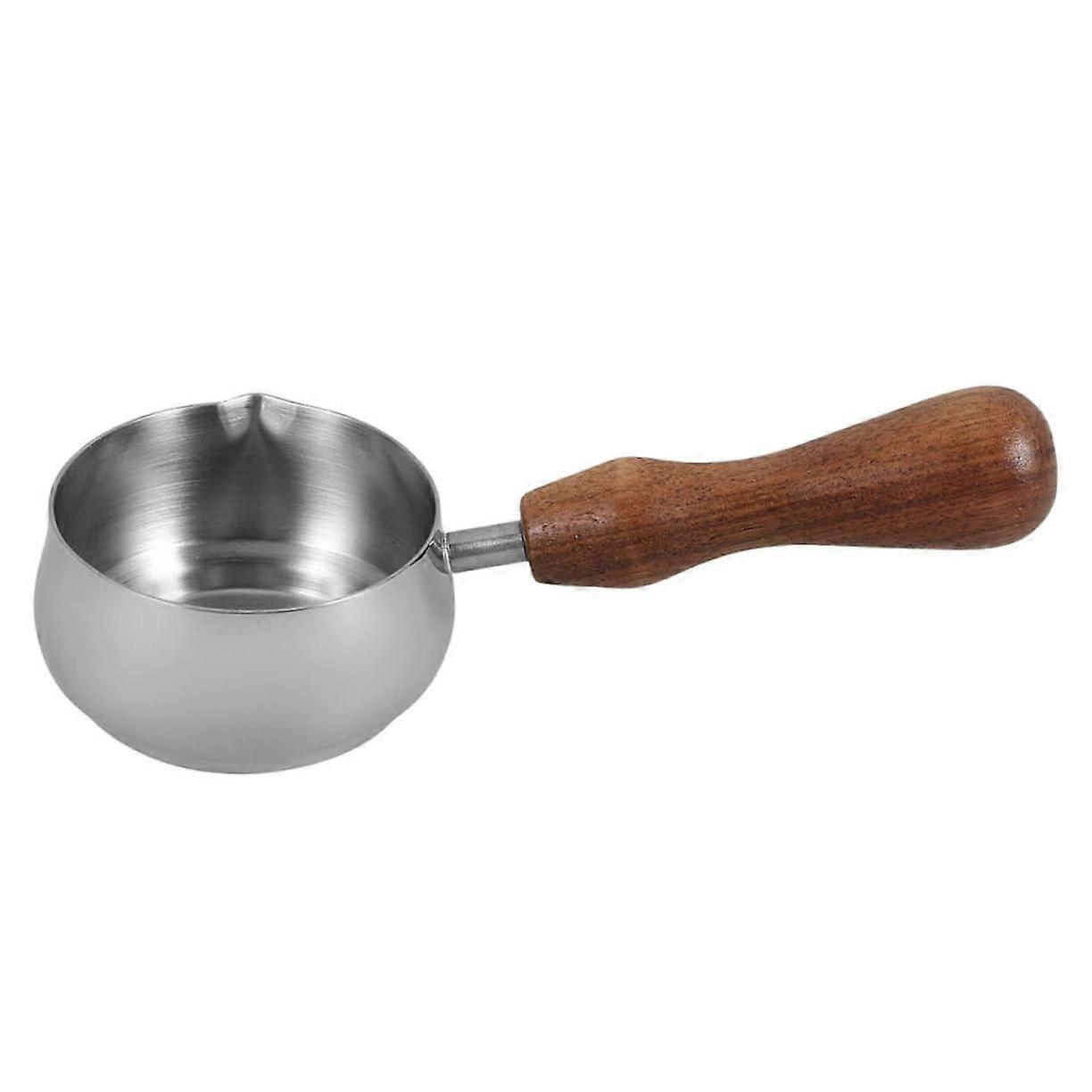 Stainless Steel Milk Pitcher Small Coffee Jug Creamer Container for Latte Art and Espresso