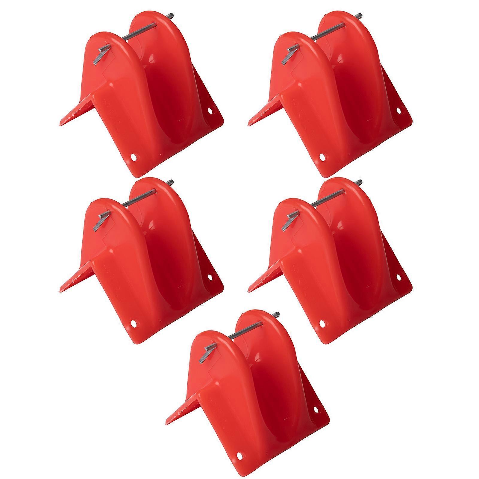 5pcs Industrial Strengths Rope Frictions Guard Heavyweights Cord Controllers for Building Maintenance Crews Multicolor