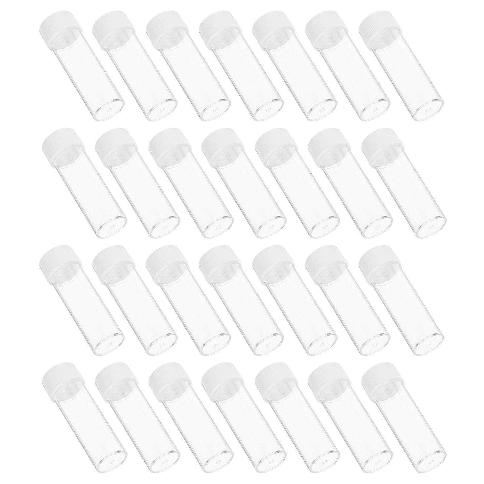 Plastic Propagation Tubes for Lab Use 50Pcs Test Tubes with Caps