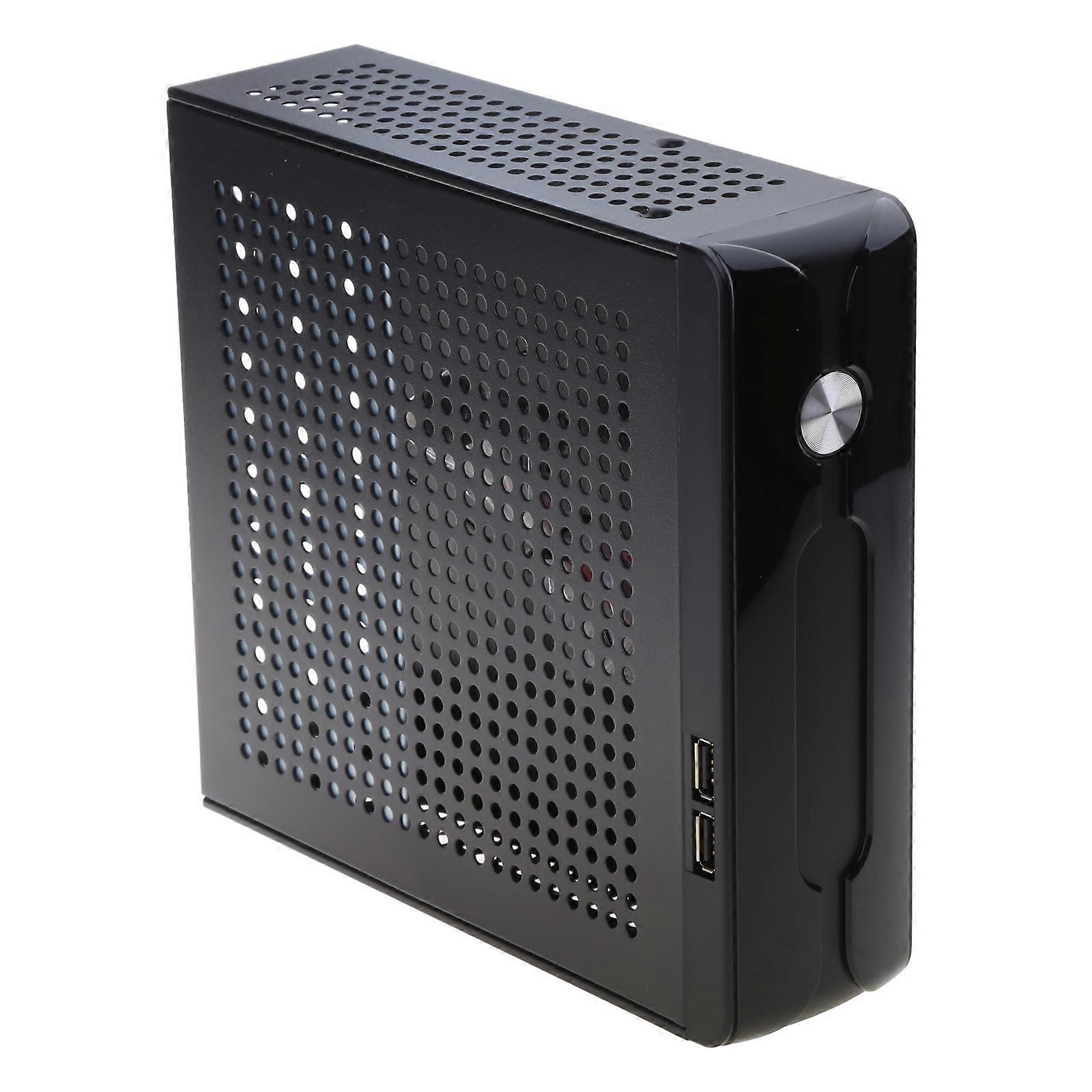 Mini-ITX for Case HTPC Computer for Case Home Theater Personal Computer Chassis Monitoring server Chassis for ITX Mother  Silver
