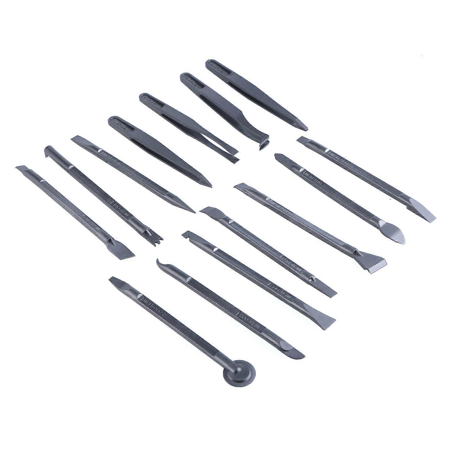 Comprehensive 14Pieces Scraper Tool Set Carbon Fiber for Home and Auto Use Multicolor