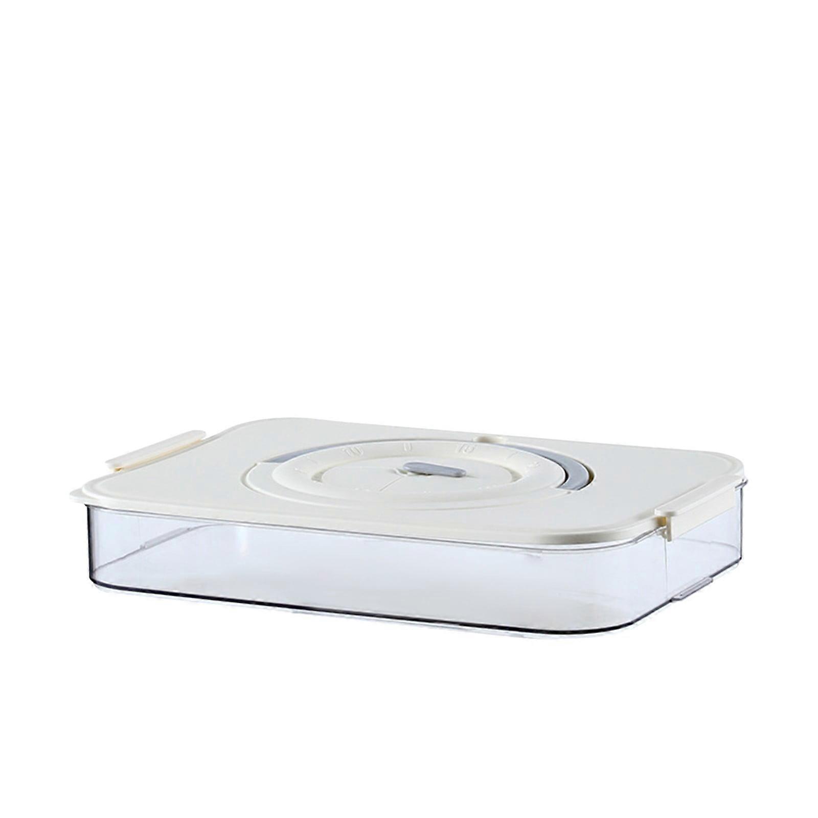 OYIGU Portable Dumpling Box, Multifunctional Storage & Drainage Box compatible with Kitchen, Refrigerator, Office, Home