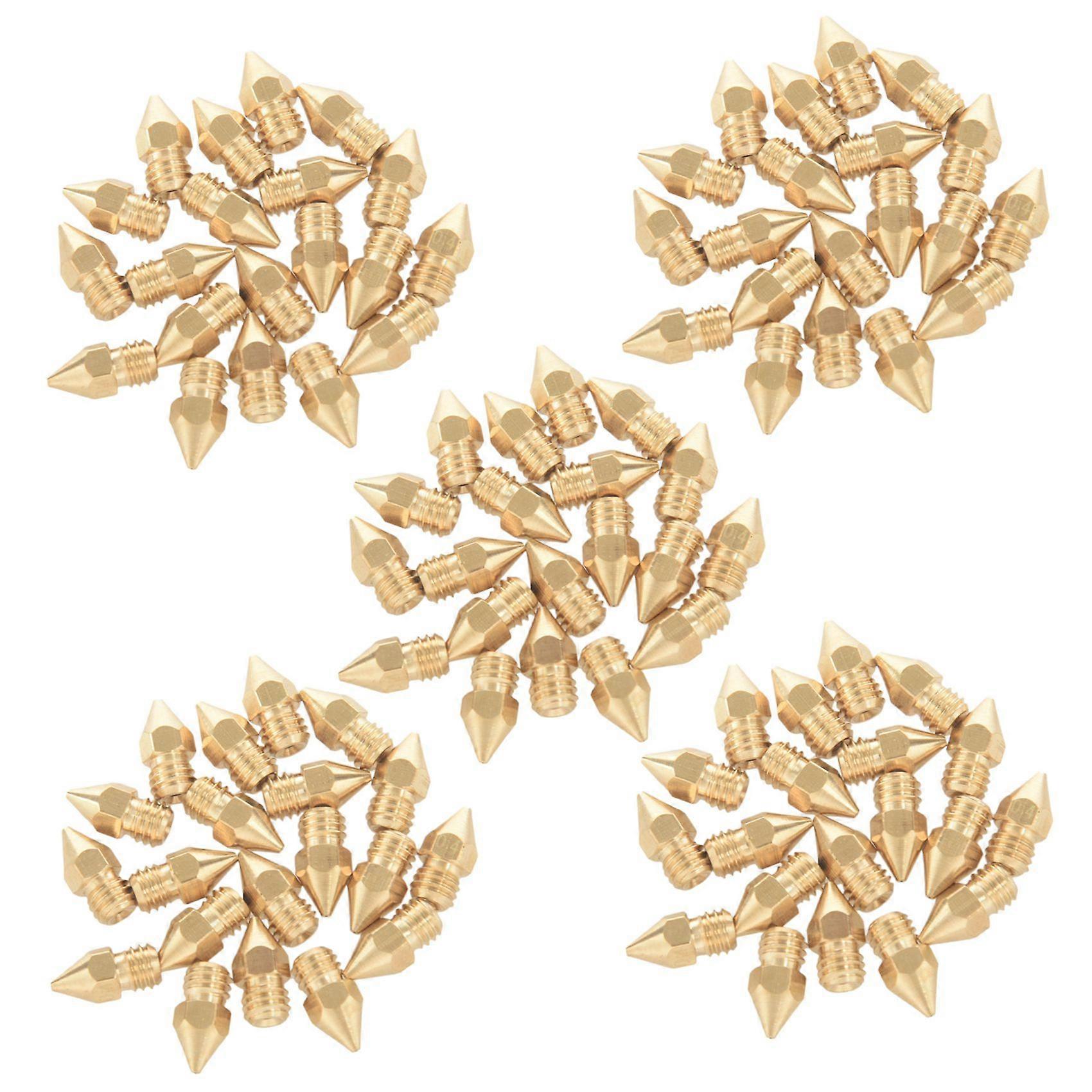 100 PCS 3D Printer Nozzle 0.4mm MK8 Extruder Head for Cr10