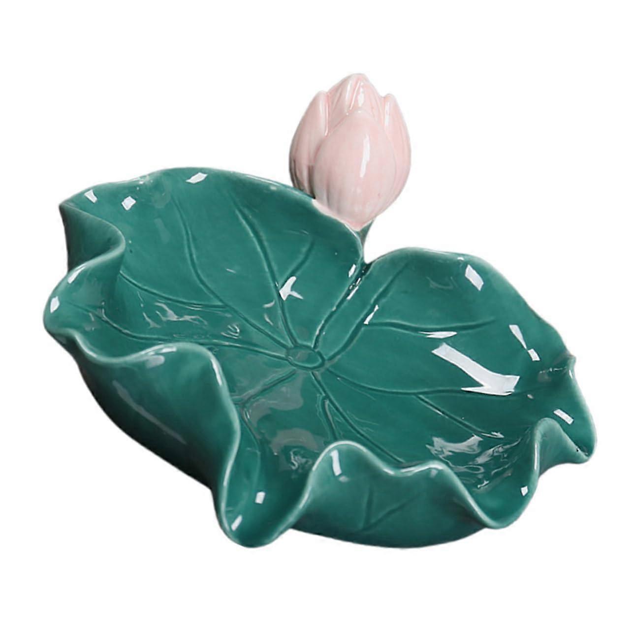 Ceramic Soap Dish with SelfDraining Design for Bathroom Sink or Shower Countertop Use