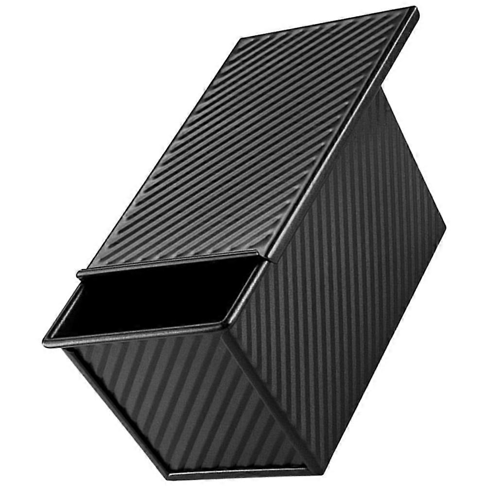 Metal Serving Tray Pullman Loaf Tin Baking Dish Cake Cover Black Bread Pan Storage Container Mold