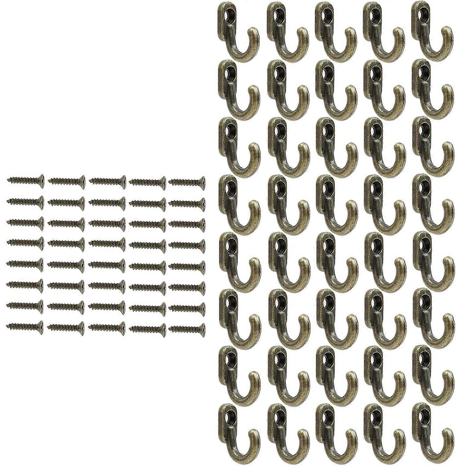 Durability Multipurpose Hook Including Hardware For Bathroom Organization Adding Retros Charm To Room Multicolor