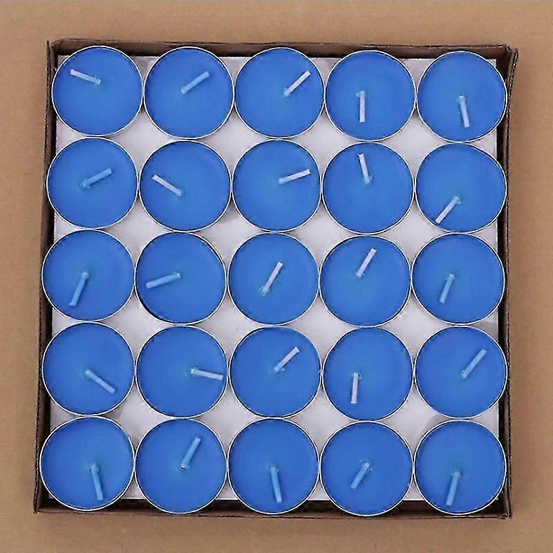 Unscented tea lights 50 pack for wedding decor and home use