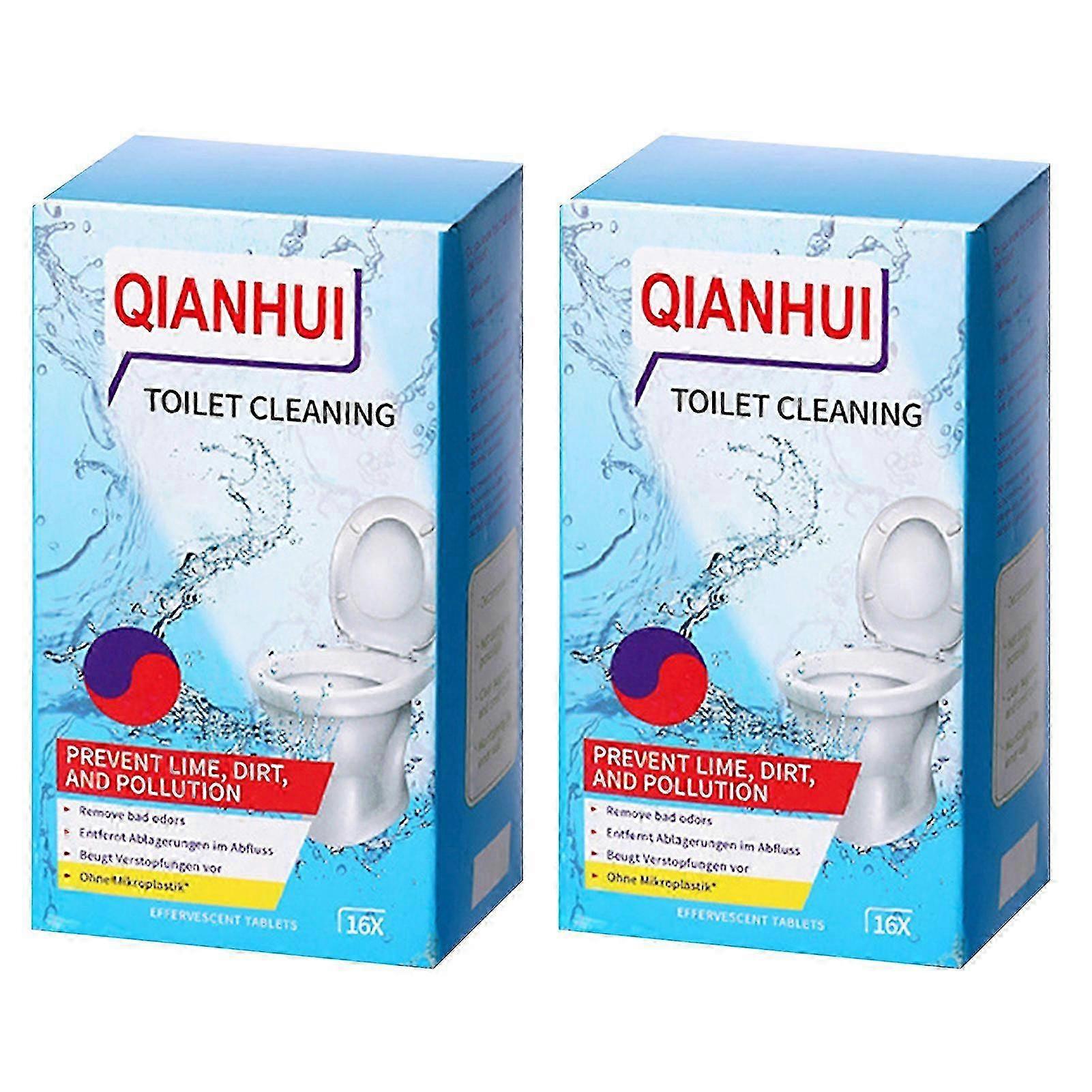 Superior Toilet Cleaning with Effective Descaling & Deodorizing Tablets