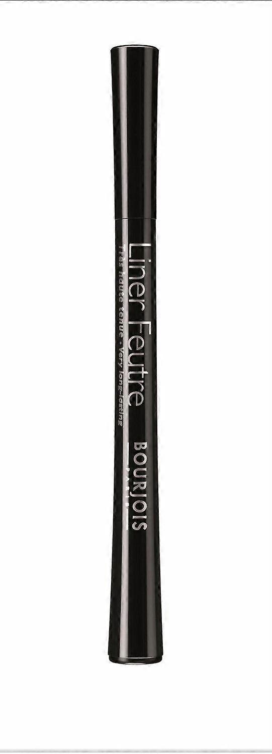 2 x Bourjois fôr Feutre filt-spissen svært langvarig Eyeliner 11 Noir 0,8 ml