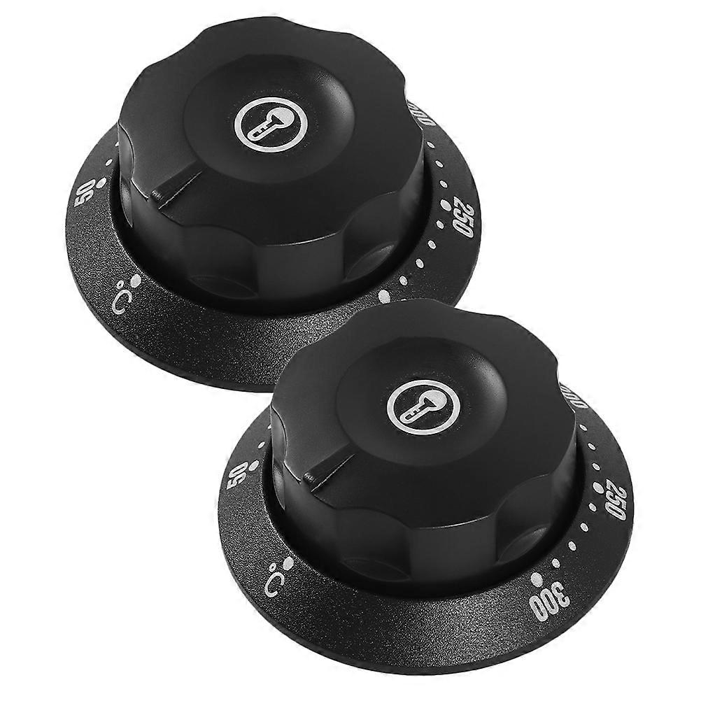 Temperature Controlling Knobs Plastic Oven Thermostat Knob Replacement 2Pcs Set