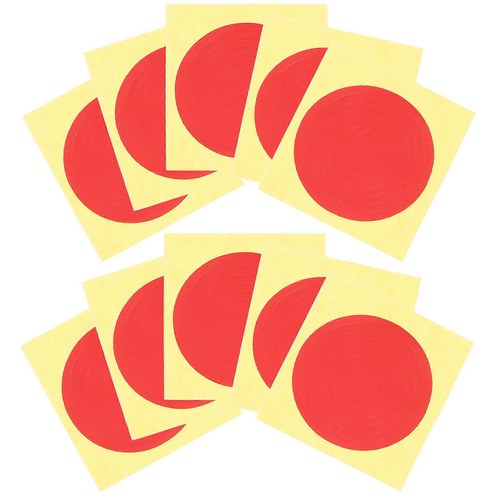 Pressure Gauge Indicator Decals Adhesive Stickers for Labeling 40 Sheets