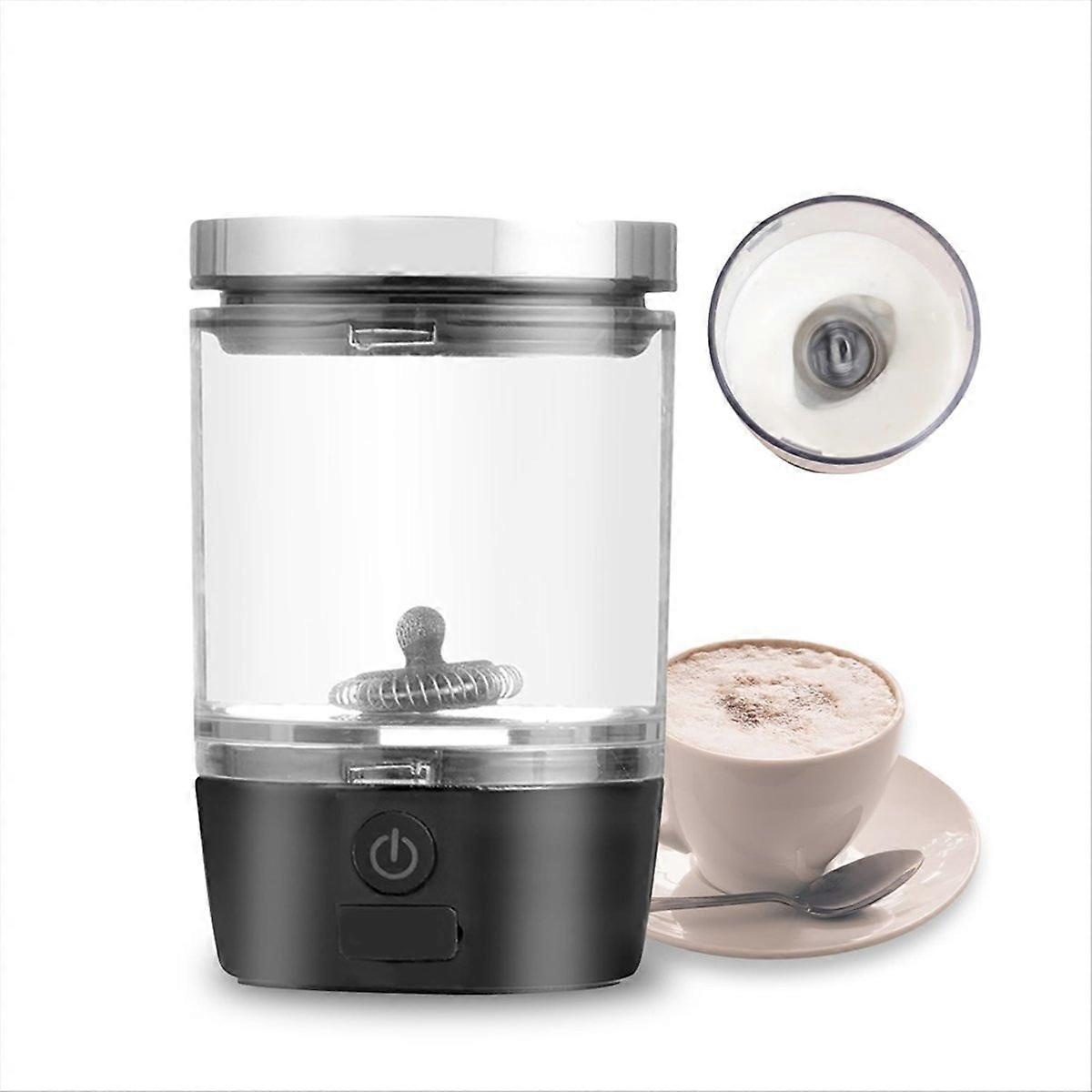 Batedor de leite elétrico portátil com batedores de aço inoxidável