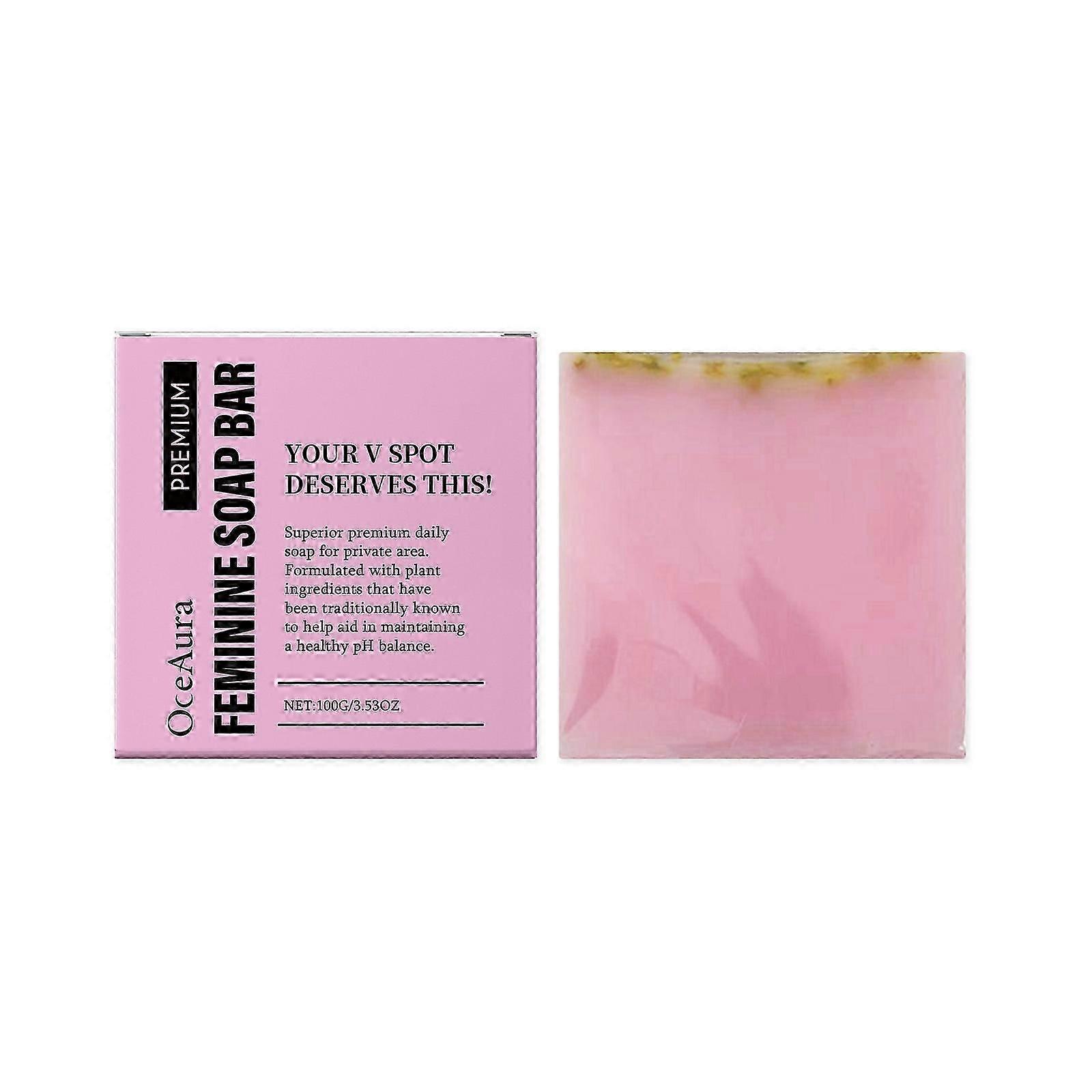 Women's Gentle Cleansing Soap for Private Parts - Refreshing Body Care, pH Balanced, 100g