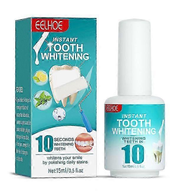 Instant Tooth Whitening Paint  Remove Stains, Freshen Breath  Prevent Pigmentation in 15ml | Safe, Easy to Use, Fast Results with Camel Leaf  Peppe