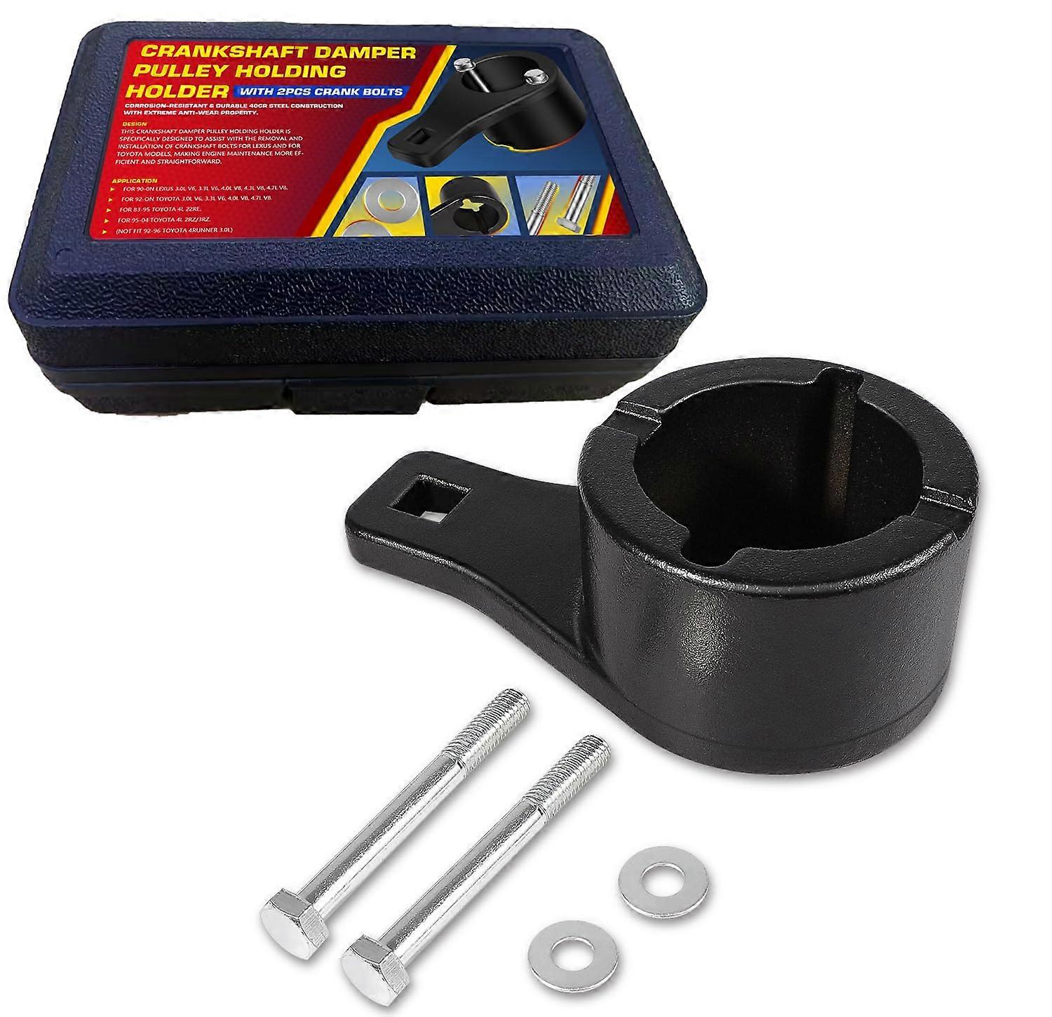 Crankshaft Pulley Holder Tool for Toyota Lexus V8 Engines, Secure Fit and  Torque Capacity