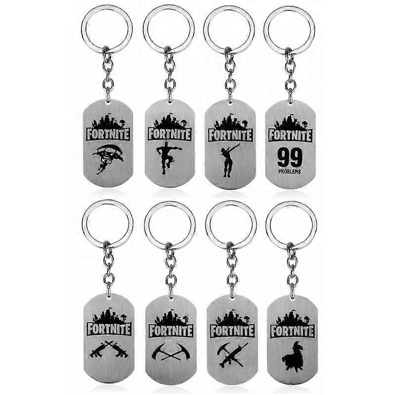 Fortnite Keychain Silver Variant 5
