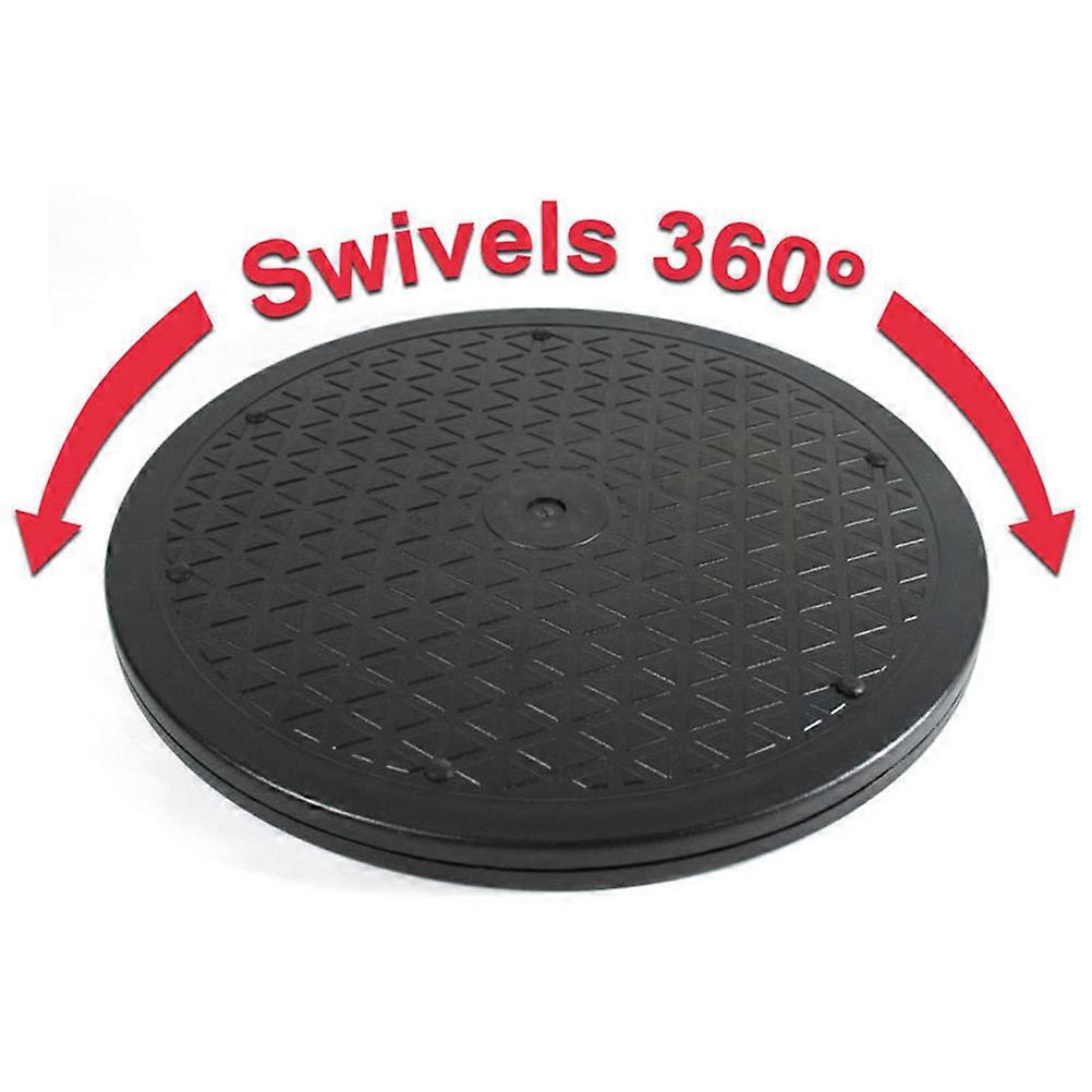 Turntable 360 Degree Rotation Turntable for Clay Molding Black Display Stand