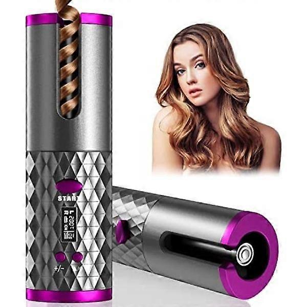 cordless ceramic rotating hair curler