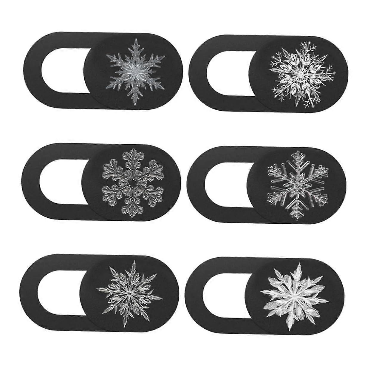 6pcs Webcam Privacy Cover with Slide for Laptop Camera Protection Slim Easy Install