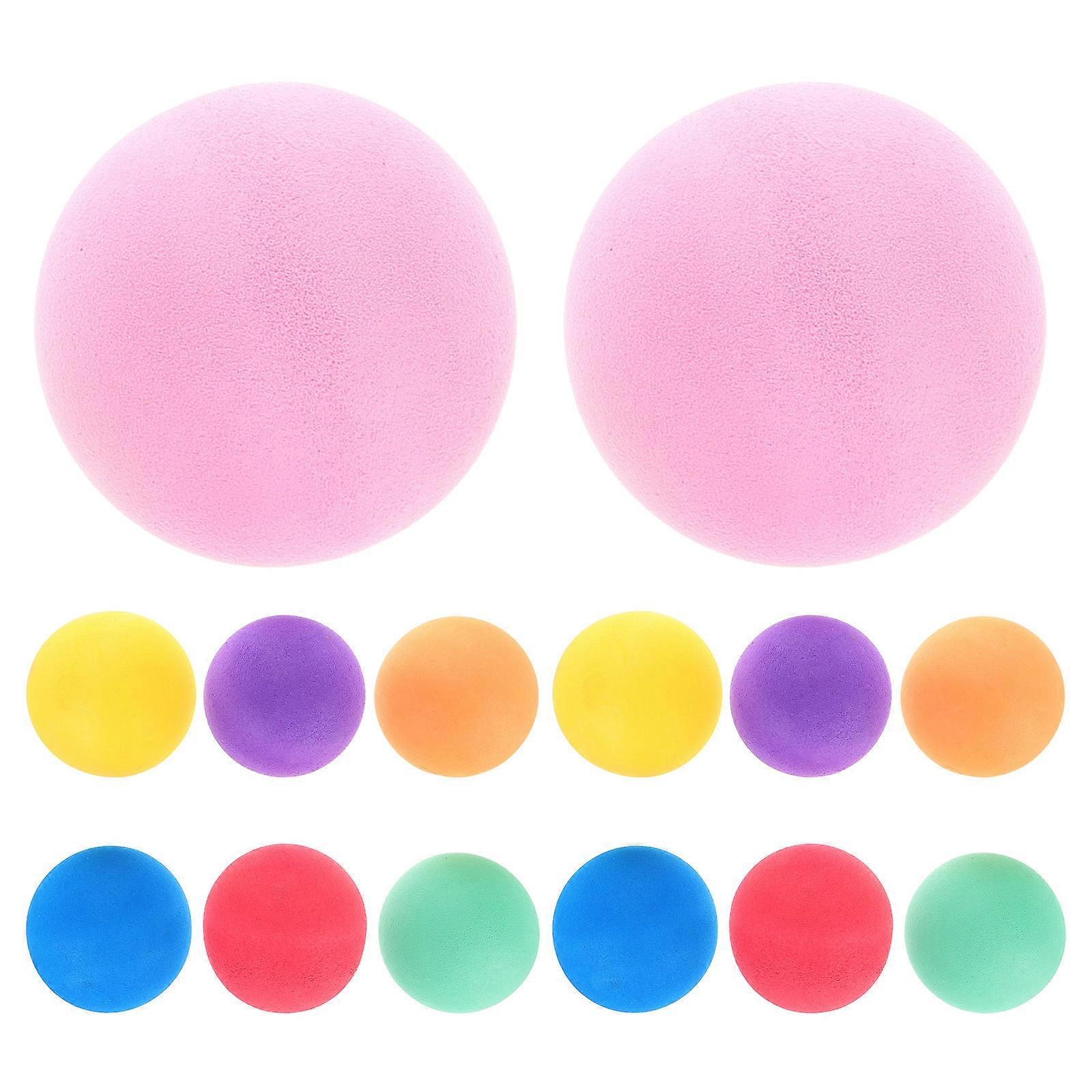 Multi-Color Sponge Ball Toys for Decor with 14Pcs Small Soft Balls