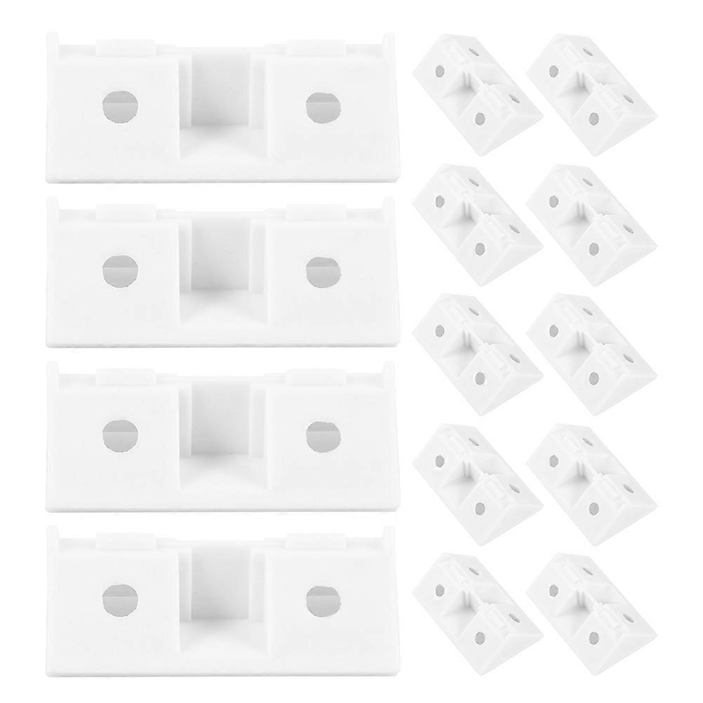 Isolating Angle Code Plastic Corner Connector for Wall Brackets 50Sets