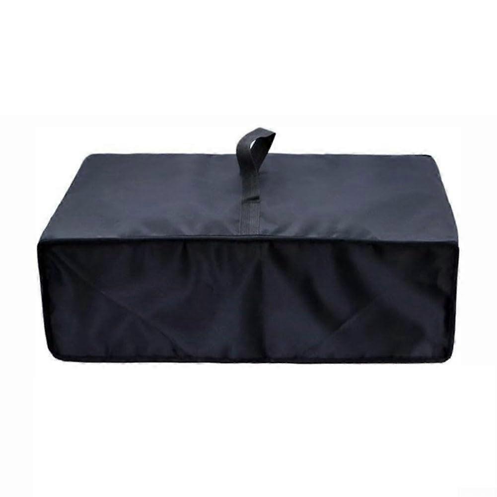 Turntable Dust Cover For Vinyl Record Player Waterproof ScratchResistant Oxford Cloth Foldable With Strap Hook